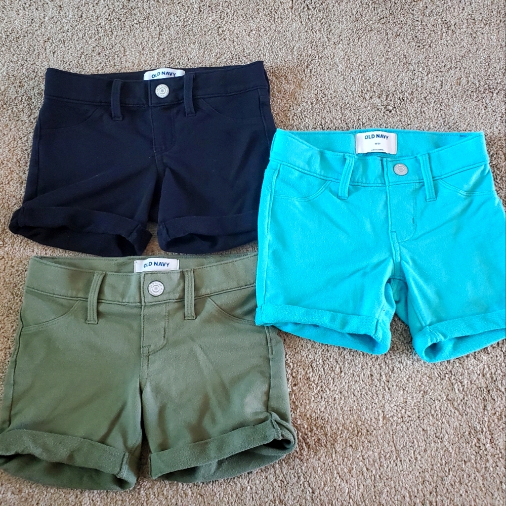 3 pairs old navy girls shorts XS